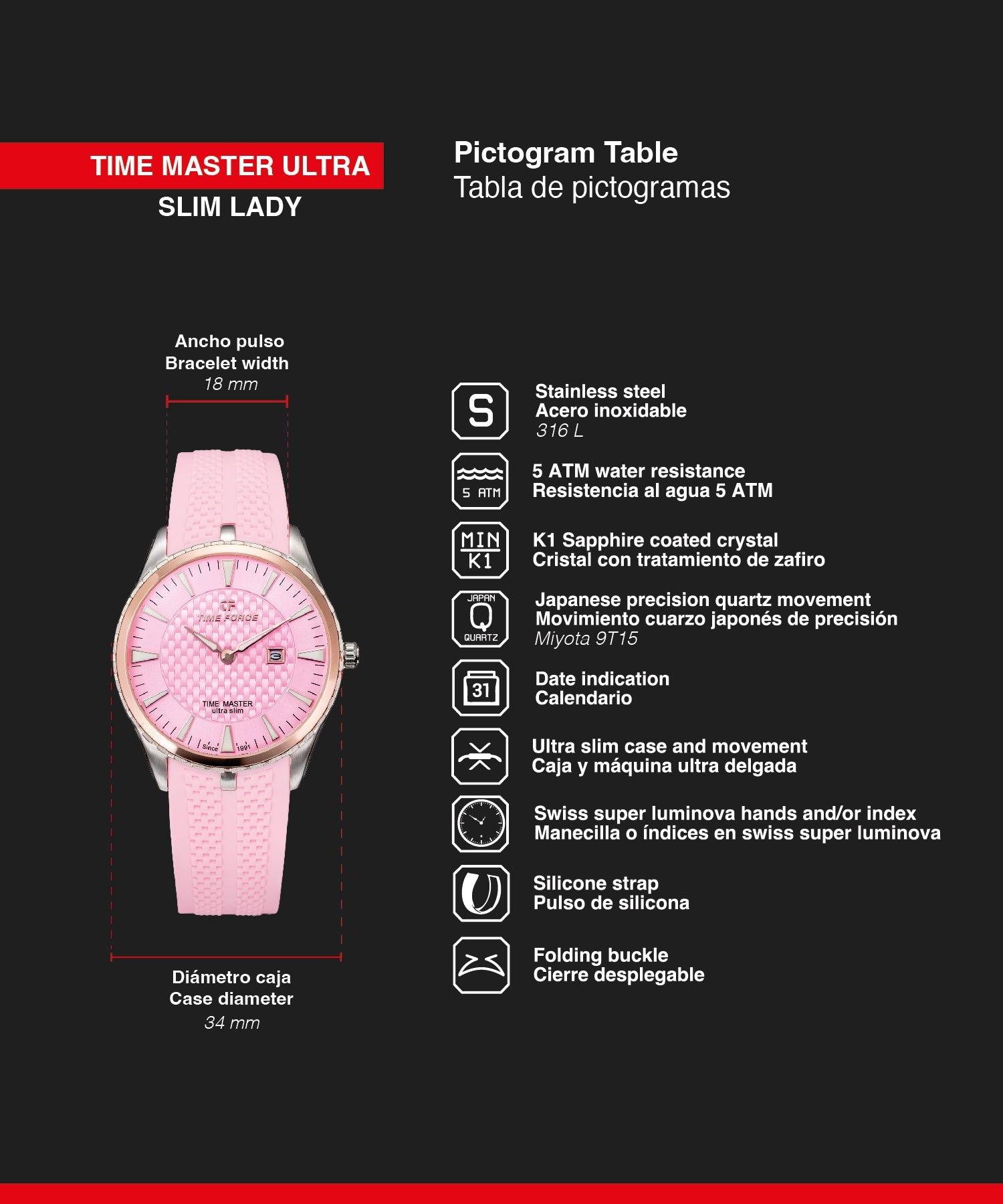 Time Master Ultra Slim Lady