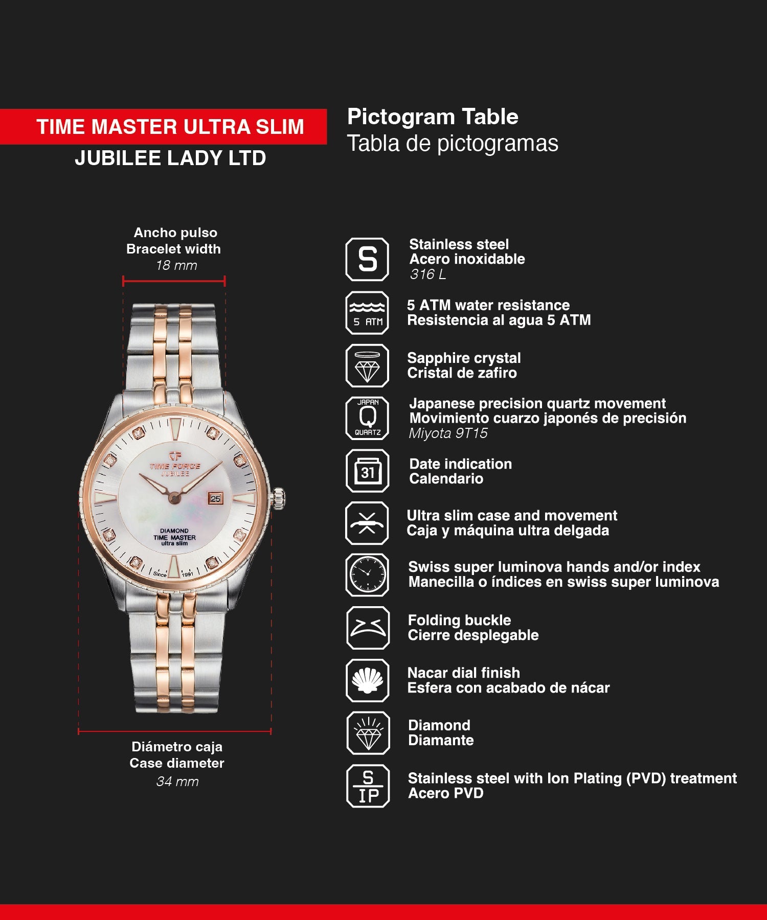 TIME MASTER ULTRA SLIM JUBILEE