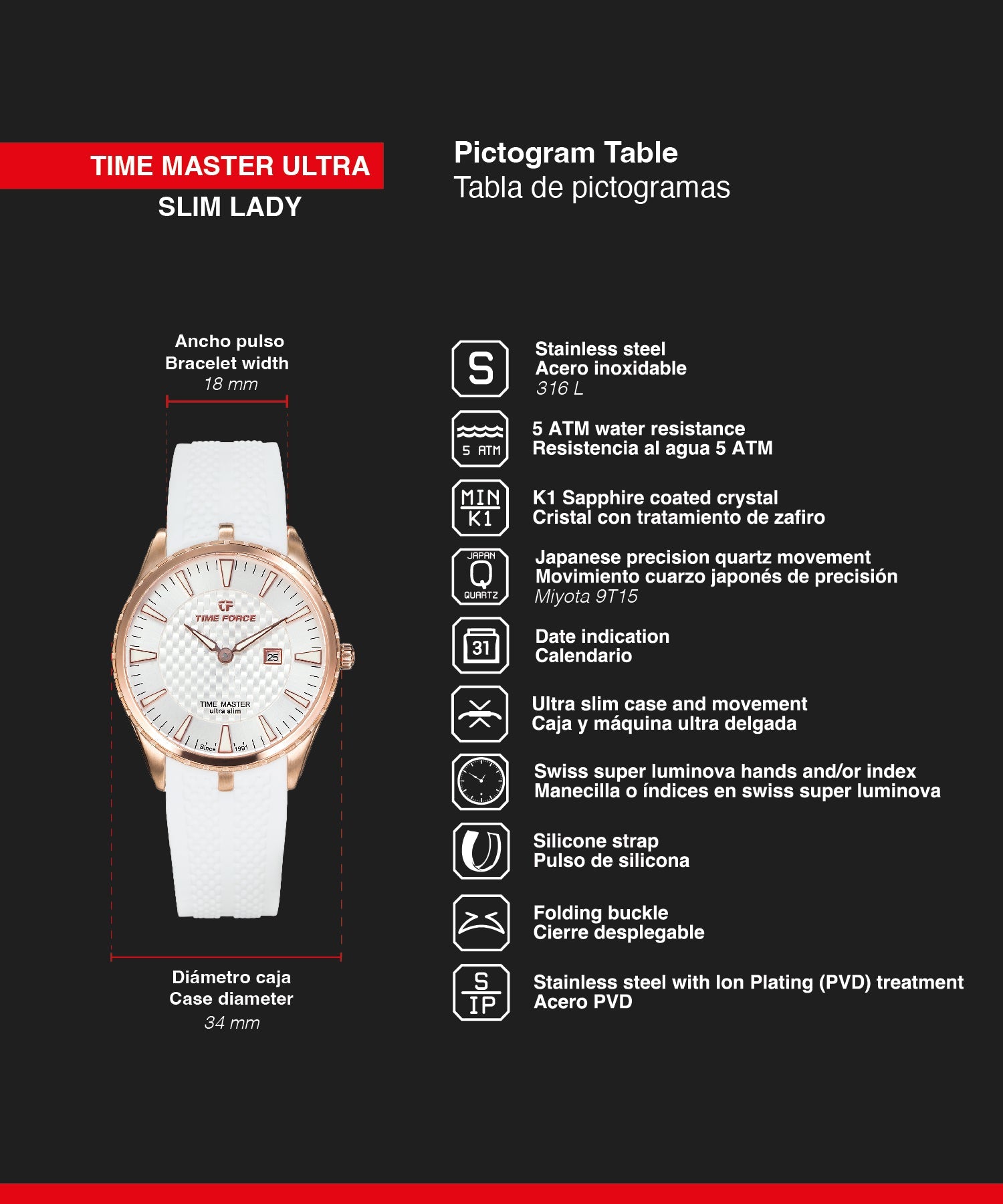 Time Master Ultra Slim Lady